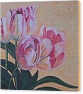 Tulips Wood Print