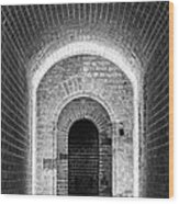 Tunnel Vision Fort Clinch State Park Amelia Island Florida Wood Print