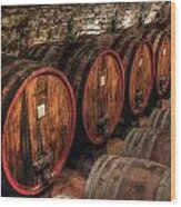 Tuscan Wine Cellar Wood Print