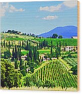 Tuscany Charm Wood Print