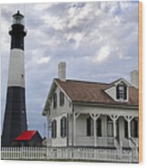 Tybee Island Lighthouse Wood Print