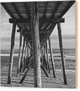 Under The Pier Wood Print