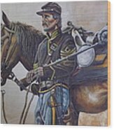 Union Cavalry Wood Print