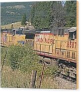 Union Pacific 6587 Wood Print