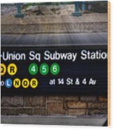 Union Square Subway Station Wood Print