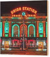 Union Station Wood Print