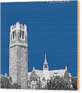 University Of Florida - Royal Blue Wood Print