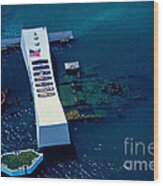 Uss Arizona Wood Print