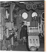 Uss Bunker Hill: Interior Wood Print