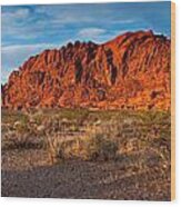 Valley Of Fire Wood Print