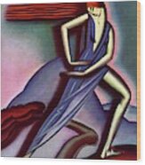 Vanity Fair Cover Featuring A Woman Dancing Wood Print