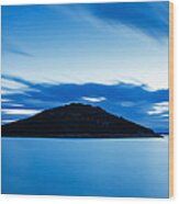 Veli Osir Island At Dawn Wood Print