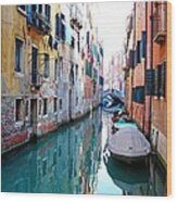 Venetian Calm Wood Print