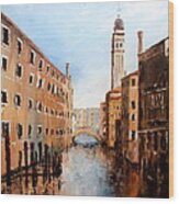 Venice Italy Wood Print