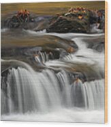 Vermont Bartlett Waterfall Cascades Wood Print