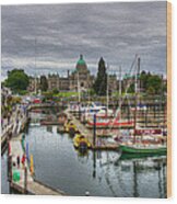 Victoria Inner Harbour Wood Print