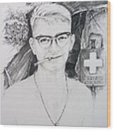 Vietnam Medic Wood Print