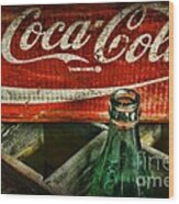 Vintage Coca-cola Wood Print