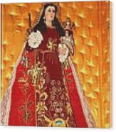 Virgen De Chapi Arequipa Peru Wood Print