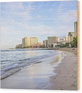 Waikiki Wood Print