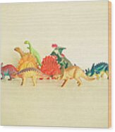 Walking With Dinosaurs Wood Print