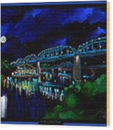 Walnut Street Bridge - Chattanooga Landmark Series - # 1 Wood Print