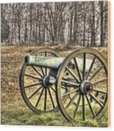 War Thunder - 1st New York Light Artillery-b1 Battery D The Wheatfield Late Winter Gettysburg Wood Print