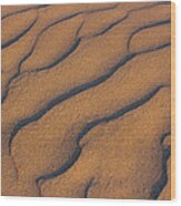Warm Sand Wood Print