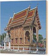 Wat Na Kwai Ubosot Dthu439 Wood Print