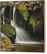 Waterfall - Naramata Dsc0043 Wood Print