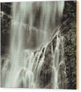 Waterfall Near Valdez, Alaska Wood Print