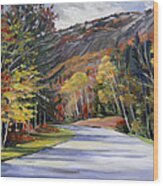 Waterville Road New Hampshire Wood Print
