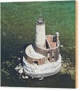 Waugoshance Lighthouse Wood Print