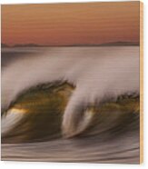 Wave Breaking Alaska 73a2665_73a5149 Wood Print