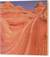 Wavy Sandstone Wood Print