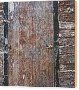 Weathered Door Wood Print
