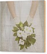 Wedding Bouquet Wood Print