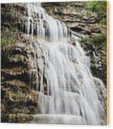 West Virginia Waterfall Wood Print