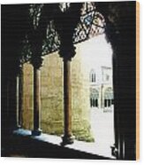 Westminster Abbey Courtyard Wood Print