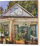 Whistle Stop Cafe Wood Print
