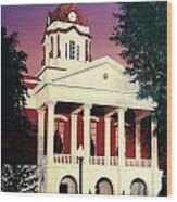 White County Courthouse Wood Print