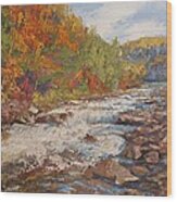 White Mountain Stream Wood Print