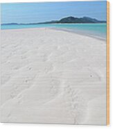 Whitehaven Beach Whitsunday Island Wood Print