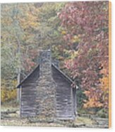 Whorley Homeplace At Rocky Knob Cabins Blue Ridge Parkway Wood Print