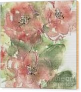 Wild Camellia 2 Wood Print