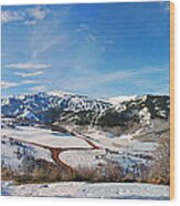 Wild Cat Ranch - Snowmass Wood Print