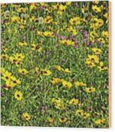 Wild Flowers Wood Print