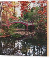 William And Mary College  Crim Dell Bridge Wood Print