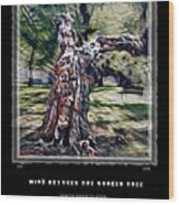 Wind Rattles The Booger Tree Wood Print