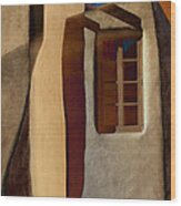 Window De Santa Fe Wood Print